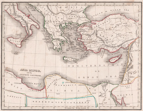 Asia Minor and the Adjacent Countries 1835